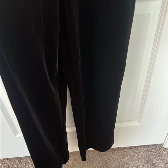 Crown & Ivy Black Velvet Pants - Picture 2 of 8